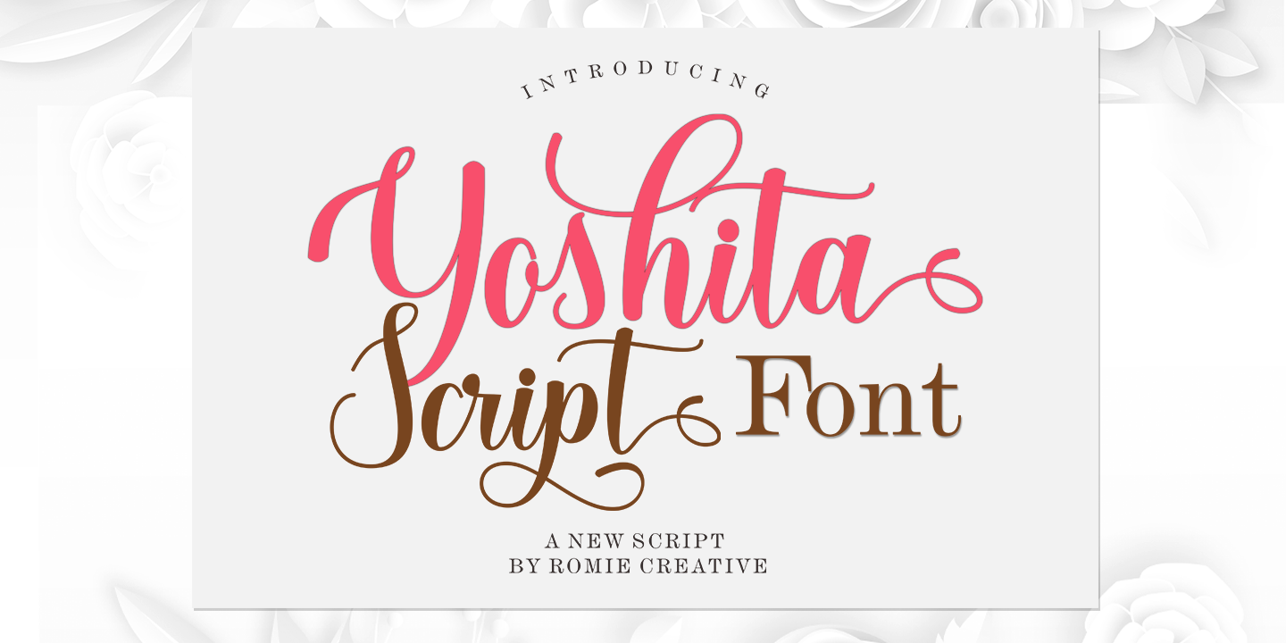 Yosyita Script Regular Font preview